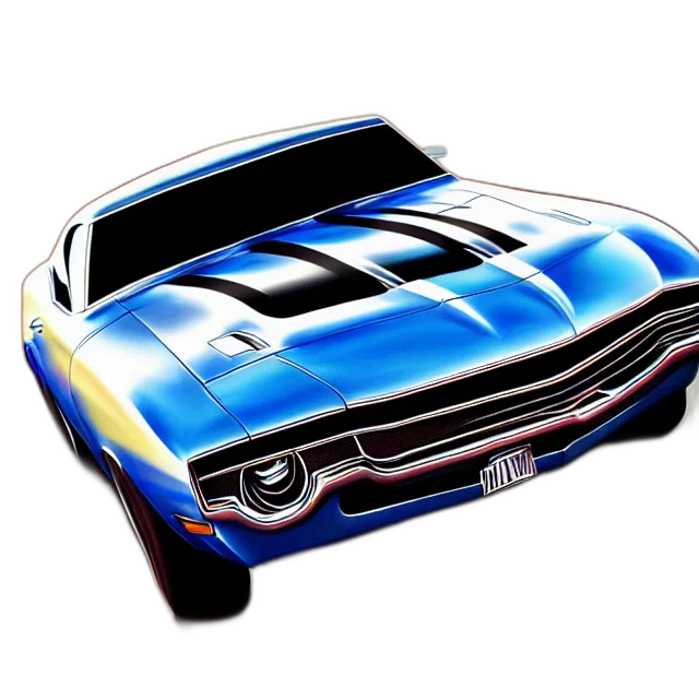car, photorealistic, 3d render, cartoon transparent PNG cut-out