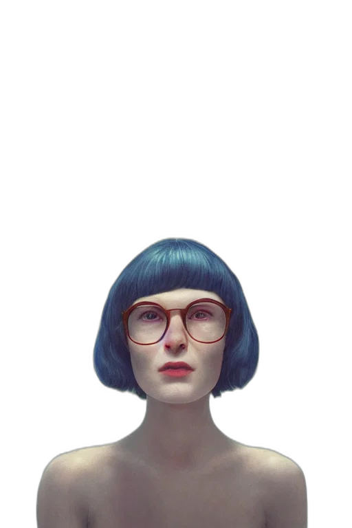 face, mask, hair, dress transparent PNG cut-out