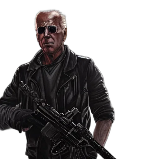 concept art, comic book art, cyberpunk, photorealistic transparent PNG cut-out