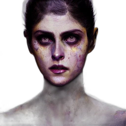 face, mask, creature, concept art transparent PNG cut-out
