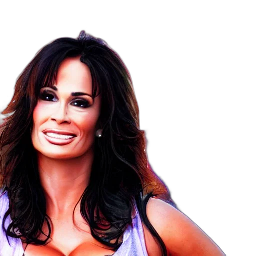 photorealistic, cartoon, portrait, lisa transparent PNG cut-out