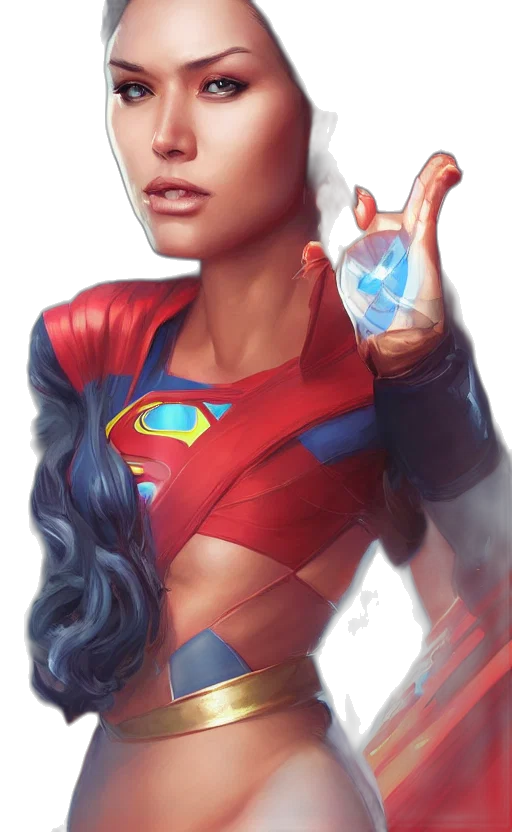 face, comic book art, concept art, fantasy art transparent PNG cut-out