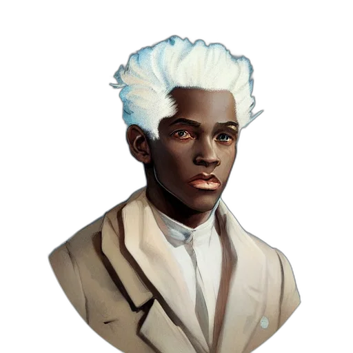 staff, face, jacket, concept art transparent PNG cut-out