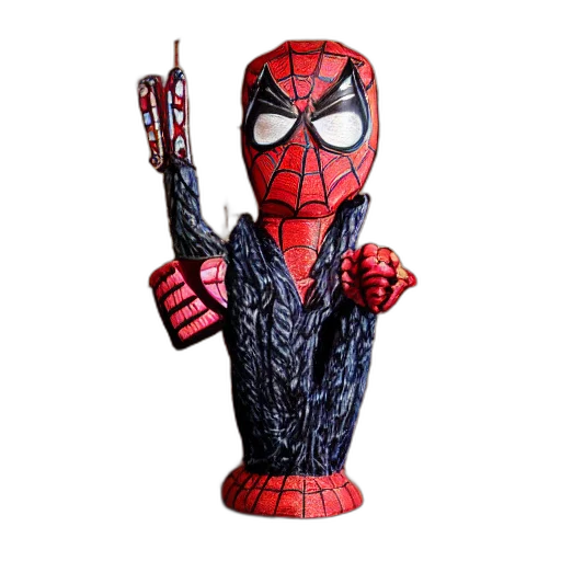 3d render, comic book art, concept art, closeup transparent PNG cut-out