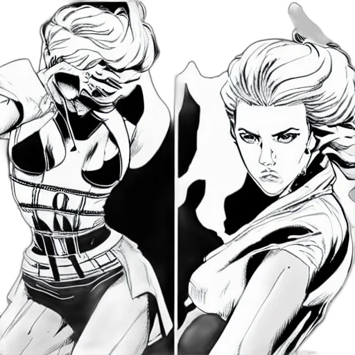 comic book art, concept art, cartoon, fantasy art transparent PNG cut-out