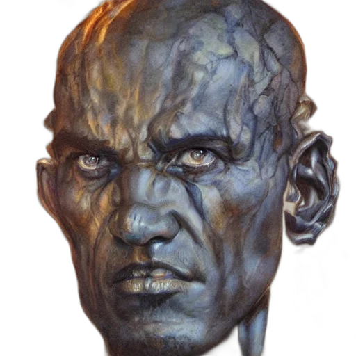 face, mask, staff, creature transparent PNG cut-out