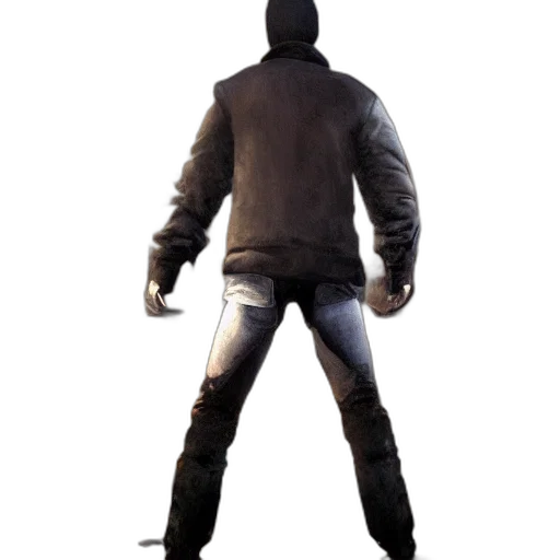 jacket, weapon, staff, sword transparent PNG cut-out
