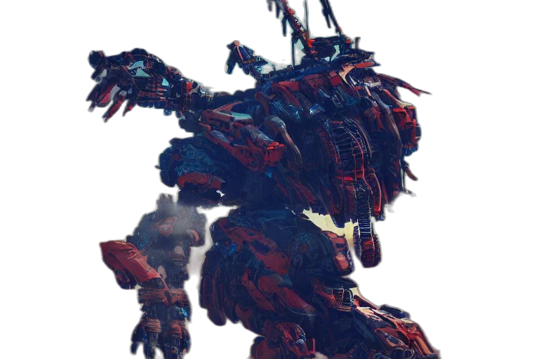 robot, dragon, weapon, creature transparent PNG cut-out