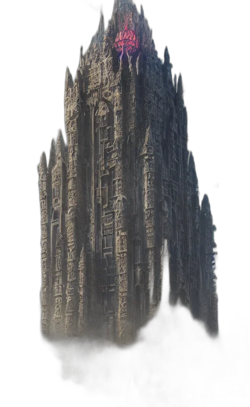 building, sword, hair, crown transparent PNG cut-out