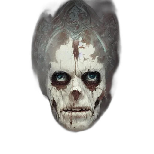 mask, face, creature, crown transparent PNG cut-out
