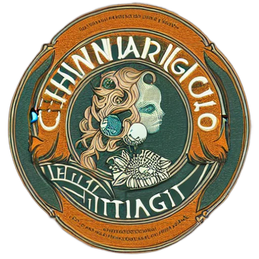 logo, gin, distillery, named transparent PNG cut-out