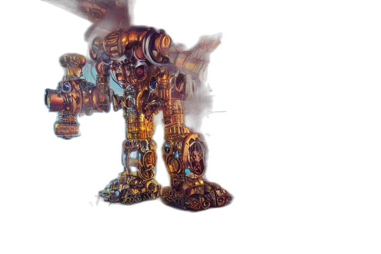 robot, weapon, dragon, sword transparent PNG cut-out