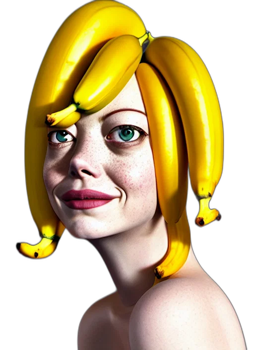 face, mask, crown, hair transparent PNG cut-out