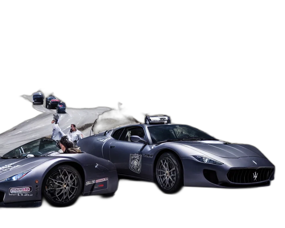 car, 3d render, concept art, photorealistic transparent PNG cut-out