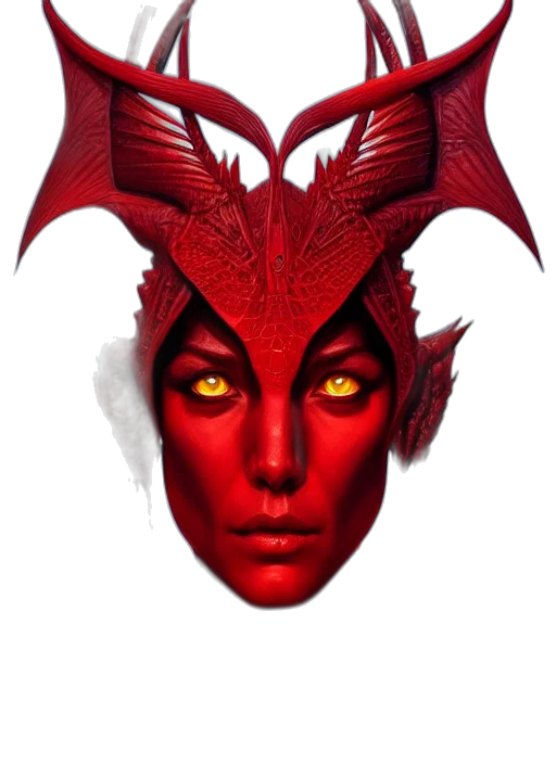 dragon, mask, face, creature transparent PNG cut-out