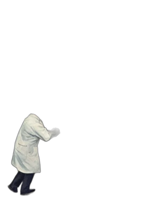 staff, jacket, mask, robot transparent PNG cut-out