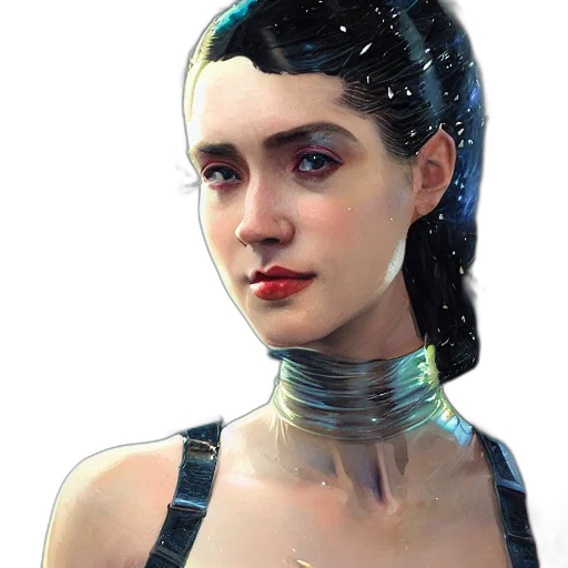 robot, face, staff, jewelry transparent PNG cut-out