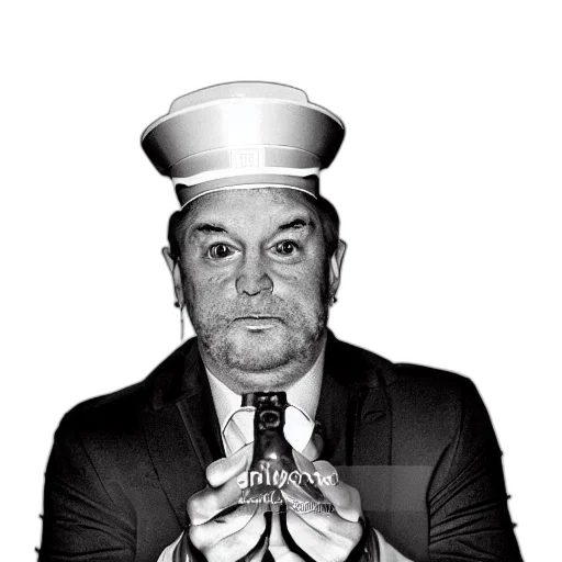 staff, hat, crown, face transparent PNG cut-out
