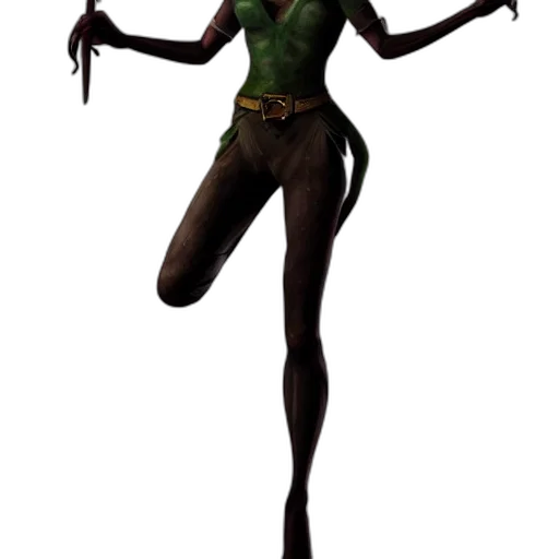 staff, creature, concept art, 3d render transparent PNG cut-out