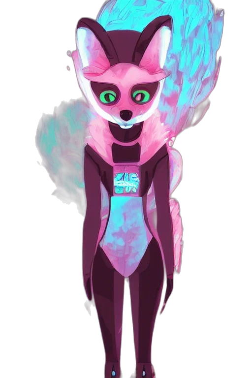 staff, creature, mask, dress transparent PNG cut-out