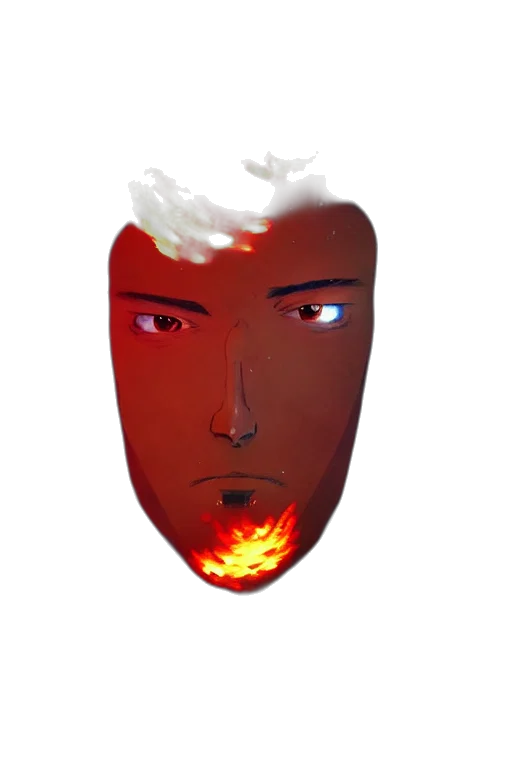 mask, face, creature, crown transparent PNG cut-out