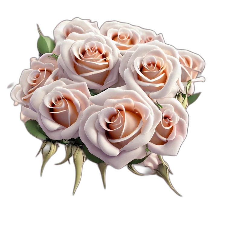 flower, crown, jewelry, photorealistic transparent PNG cut-out