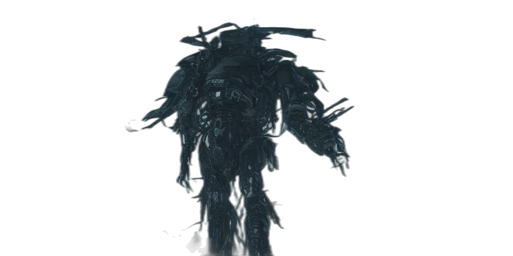 hair, robot, creature, mask transparent PNG cut-out