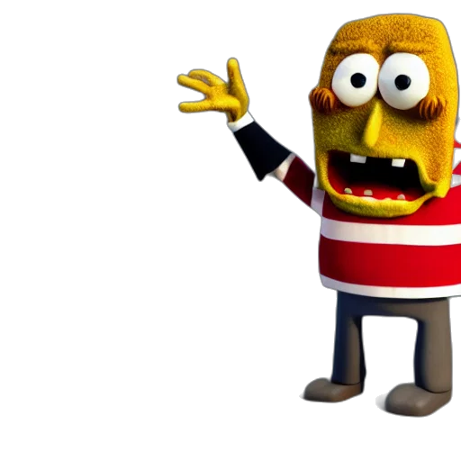 robot, staff, 3d render, concept art transparent PNG cut-out