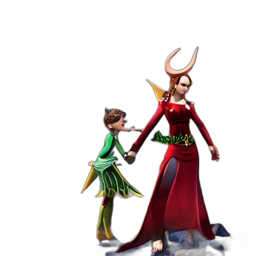 staff, concept art, fantasy art, 3d render transparent PNG cut-out