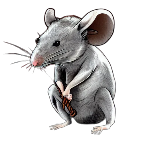 animal, staff, concept art, photorealistic transparent PNG cut-out
