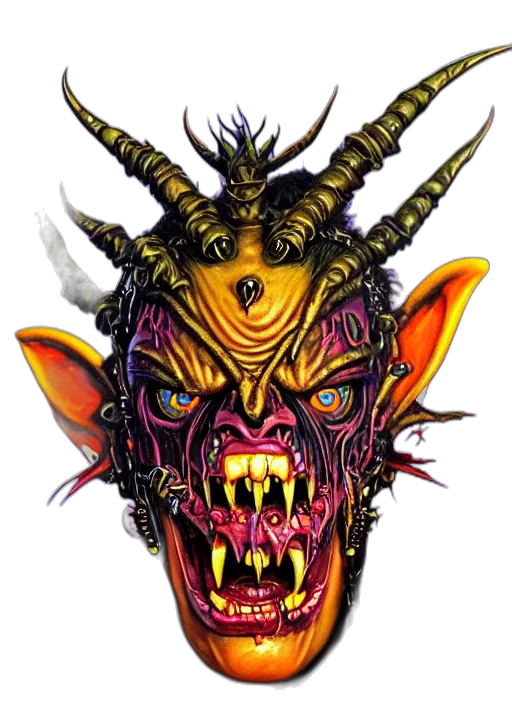 mask, face, creature, crown transparent PNG cut-out