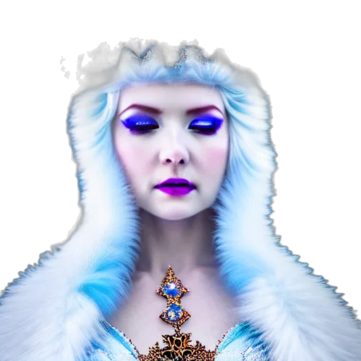 crown, jewelry, face, fantasy art transparent PNG cut-out