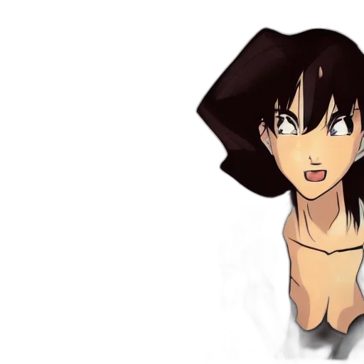 anime, cartoon, 3d render, concept art transparent PNG cut-out