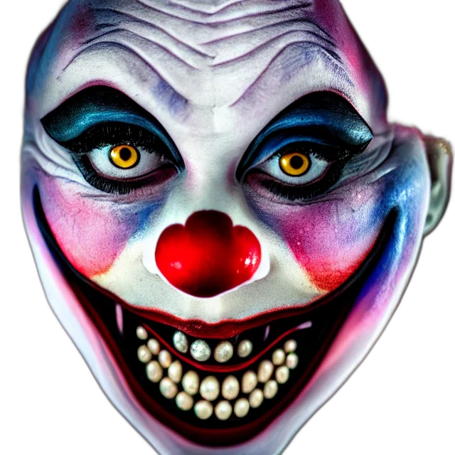 mask, face, creature, photorealistic transparent PNG cut-out