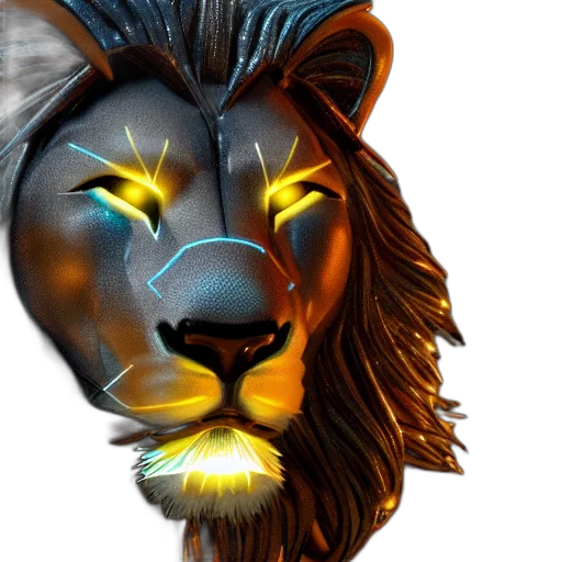 mask, animal, 3d render, photorealistic transparent PNG cut-out