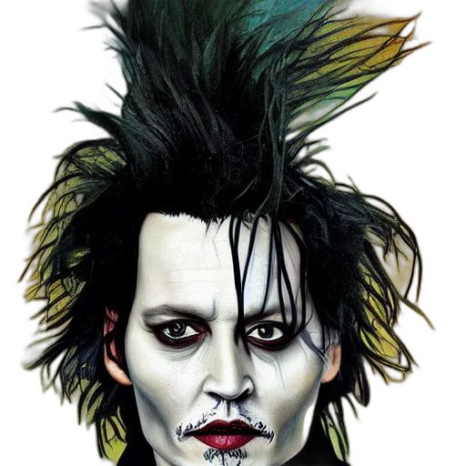 face, mask, creature, comic book art transparent PNG cut-out