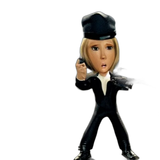 staff, hat, 3d render, cartoon transparent PNG cut-out