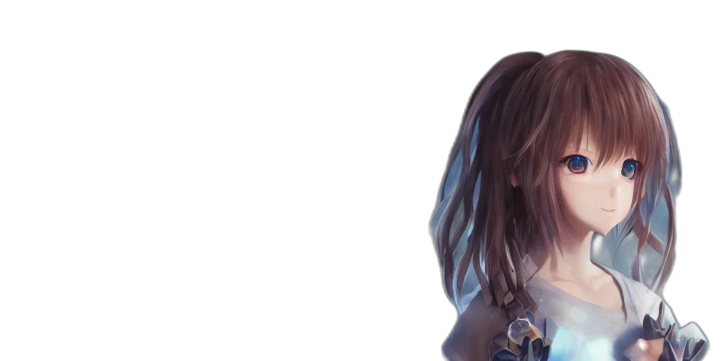 hair, face, dress, anime transparent PNG cut-out