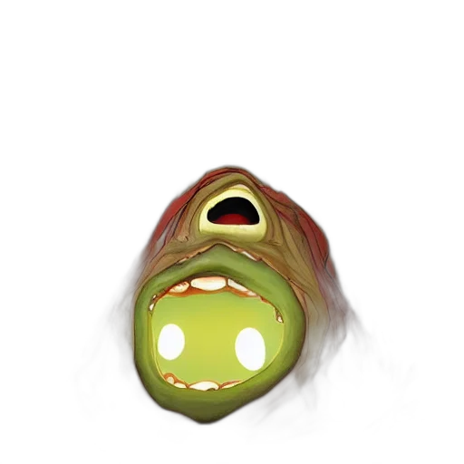 mask, creature, face, staff transparent PNG cut-out