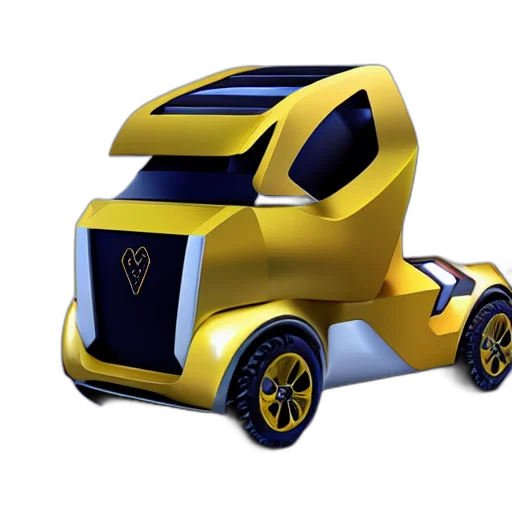 car, robot, 3d render, concept art transparent PNG cut-out