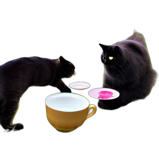 food, 3d render, photorealistic, neon lights transparent PNG cut-out