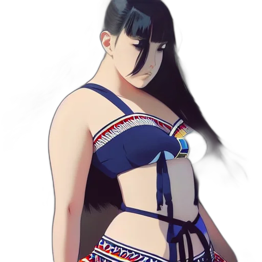 dress, concept art, anime, watercolor transparent PNG cut-out