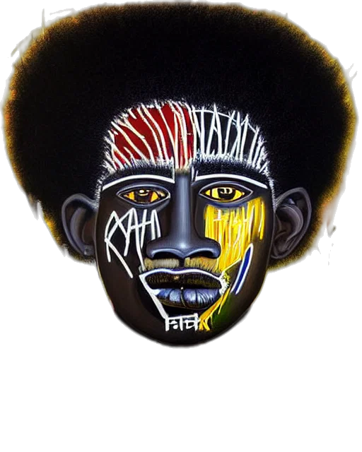 face, hair, mask, crown transparent PNG cut-out