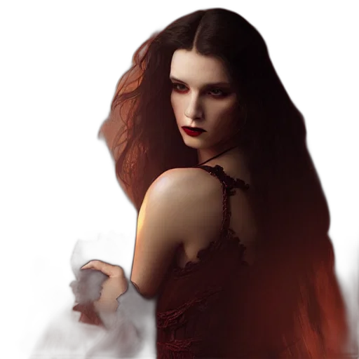 dress, hair, crown, face transparent PNG cut-out