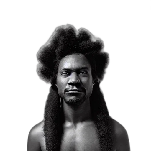 hair, face, crown, staff transparent PNG cut-out