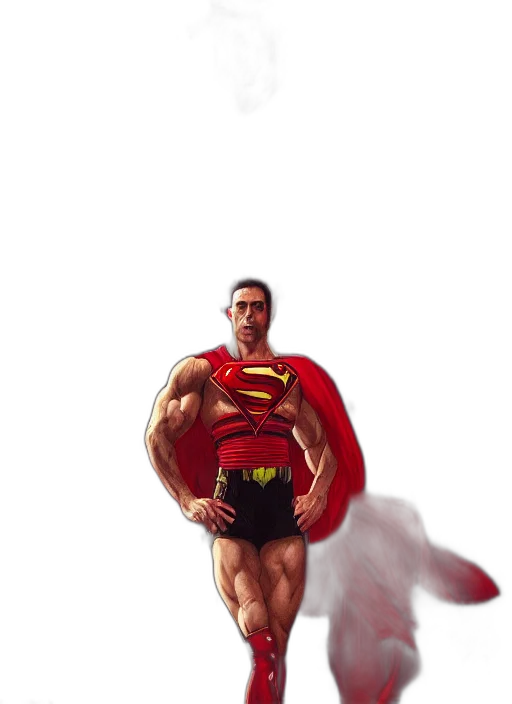 comic book art, concept art, photorealistic, cartoon transparent PNG cut-out