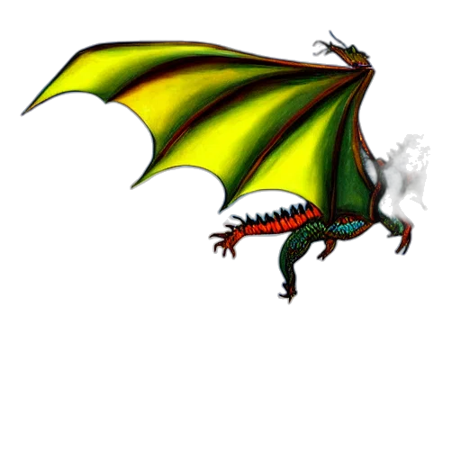 dragon, staff, creature, animal transparent PNG cut-out