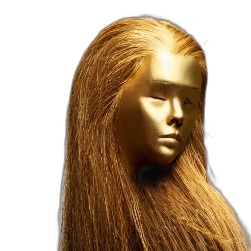 hair, mask, face, crown transparent PNG cut-out