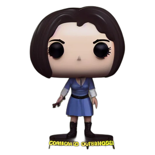 concept art, 3d render, funko, pop transparent PNG cut-out