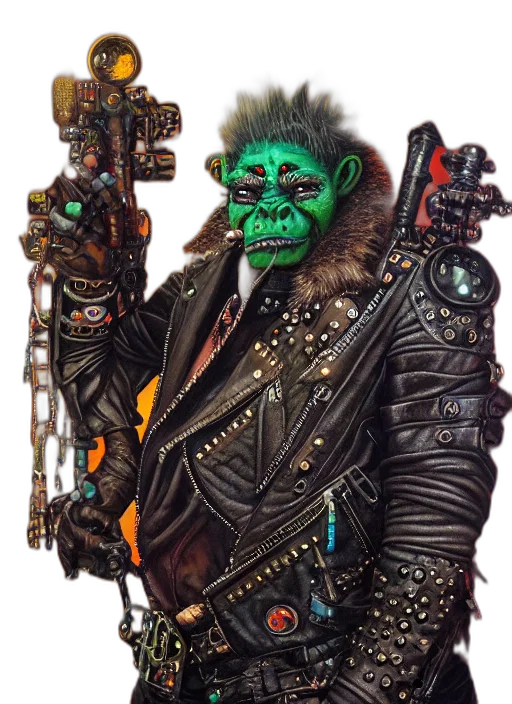 staff, jacket, concept art, fantasy art transparent PNG cut-out